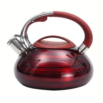 

Whistling Kettle 3L Stainless Steel Teapot with Ergonomic Handle for All Stovetops