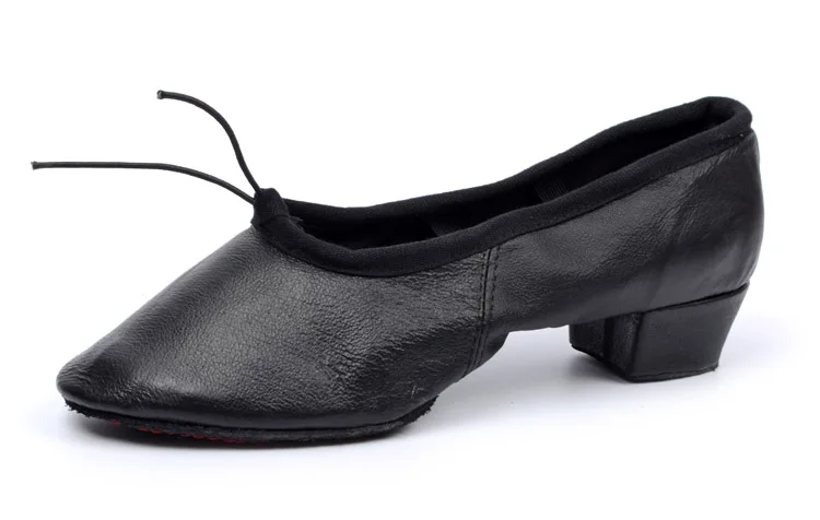 Качественная танцевальная обувь для женщин; кожаная обувь на среднем каблуке для девочек; женские балетки; Танцевальная обувь для танца живота и йоги; обувь для учителя