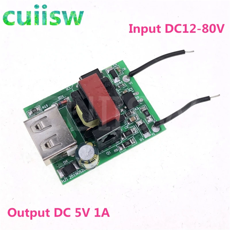 Buck Converter Stabilizer DC-DC Step Down Module 12V 24V 36V 48V 72V to 5V 1A USB Galvanic Isolated Power Supply | Обустройство дома