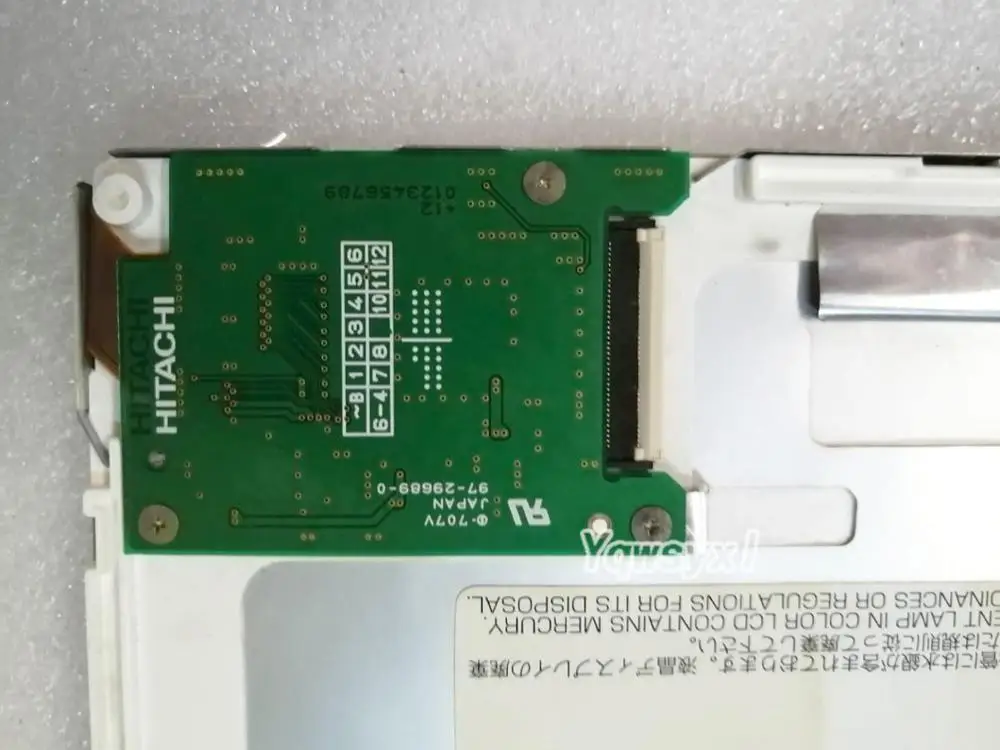 Yqwsyxl Original Polegada Industrial Painel Lcd para Hitachi Tx18d11vm1caa 800x480 Lcd Substituição da Tela - Imagem 3
