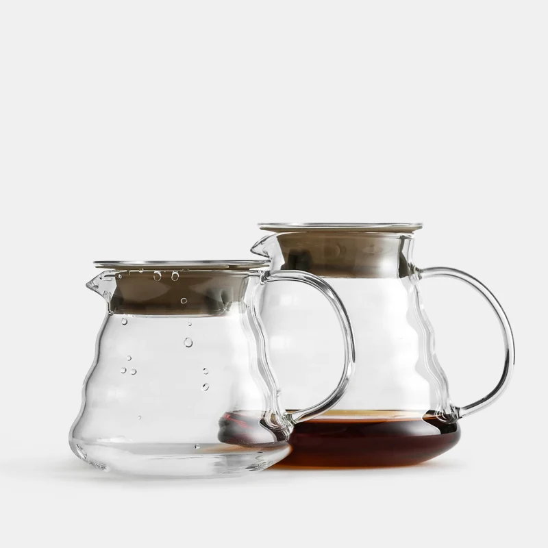 

Cold Brew Coffee Pot 360/600/800ML Wooden Brackets Glass Coffee Dripper and Pot Set for Hario Style Glass Coffee Filter