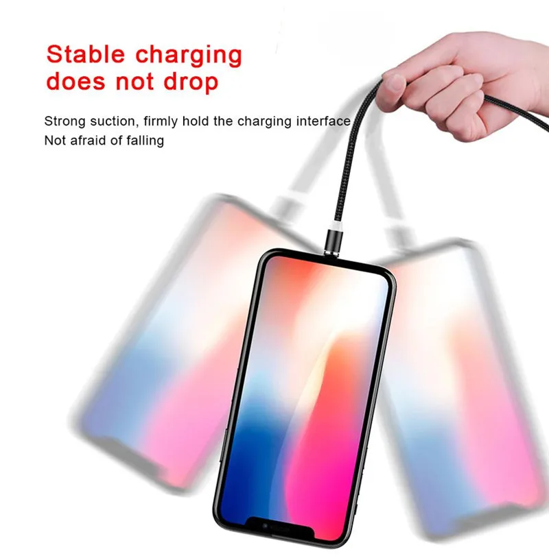 YOBWIN 1 м 2 Магнитный микро USB кабель для быстрой зарядки передачи данных Xiaomi Redmi 4X