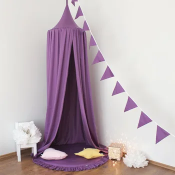 

Baby Bed Canopy Crib Bed Curtain Girls Room Decor Ciel De Lit Baldachin Dekoration Bed Tent Kids Room Decoration Outdoor Camping