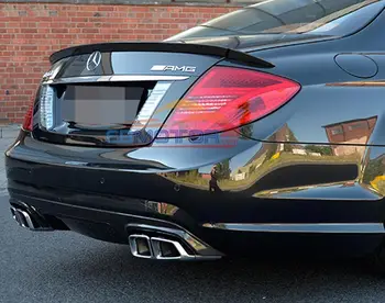 

REAL CARBON FIBER B Style 3PCS REAR WING TRUNK lip SPOILER for BENZ W216 CL-CLASS CL500 CL600 C65 Coupe 07-13 M074