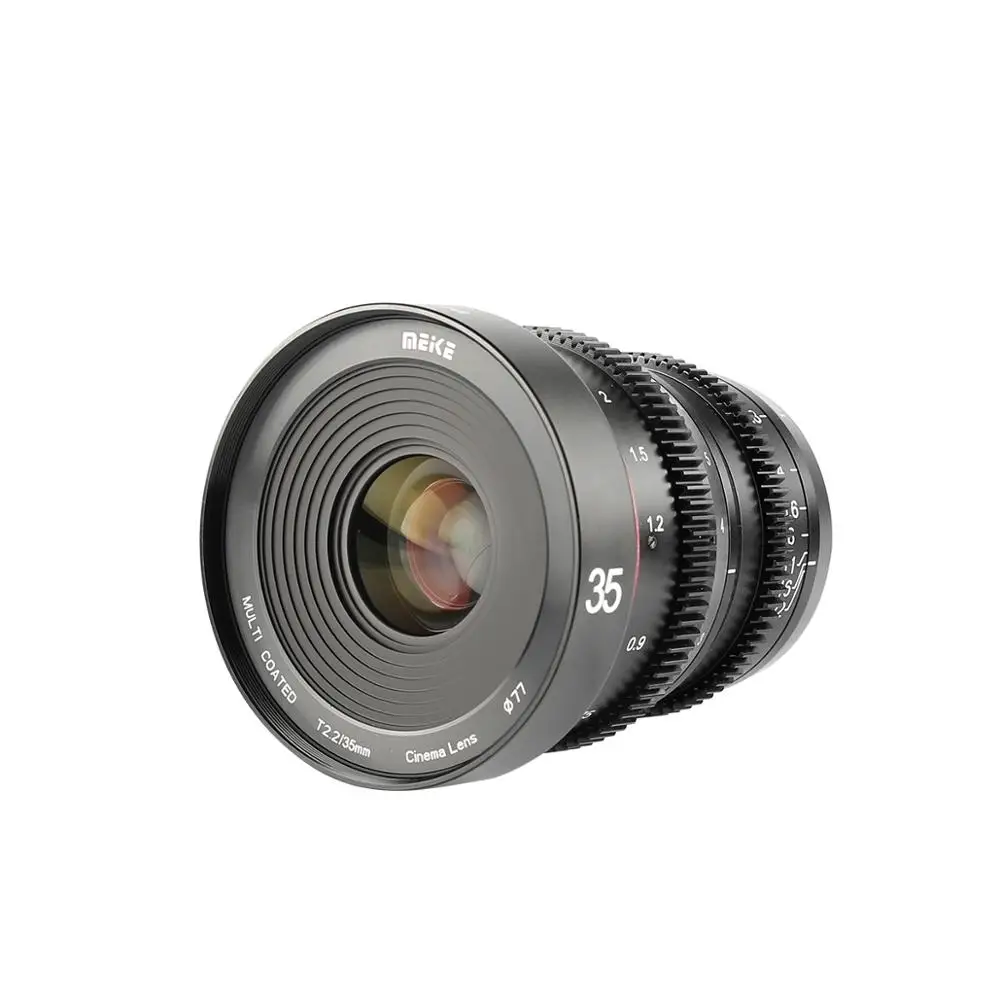 Meike 35 мм T2.2 ручная фокусировка портретный объектив Cine для fuji x-крепление/для Olympus Panasonic M4/3 крепление GH5 G7 G9 GX7 G6 GX9 APS-C