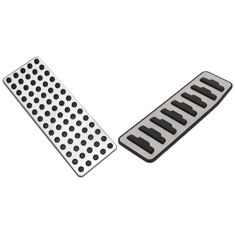 

1 Pcs Footrest Foot Rest Dead Pedal Pad Cover For Mercedes Benz & 1 Pcs For Range Rover Evoque Rest Pedal Pad Cover