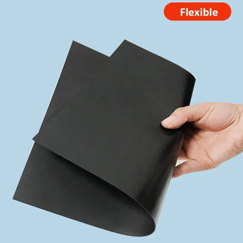 A4 Magnet platten schwarz magnetische Matten für Kühlschrank Foto und Bild  schneiden sterben Handwerk Magnete magnetisch auf einer Seite 0,5mm -  AliExpress