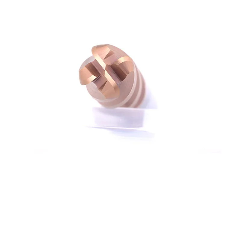 R0.5-R2.0 블레이드 직경 6mm 생크 직경 연장 카바이드 딥 슬롯 밀링 커팅, 롱 넥 코팅 엔드 밀 CNC 도구, 1.0-4mm