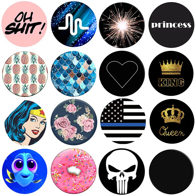 

попсокет Gilrs Lovely Dog Cat Pattern popsoket Grip Holder Anti-fall Expanding Stand Grip pocket socket popsocet