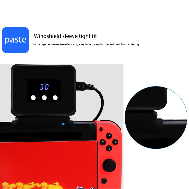 Охлаждающий вентилятор для NS Switch внешний турбонагнетательный кулер основание