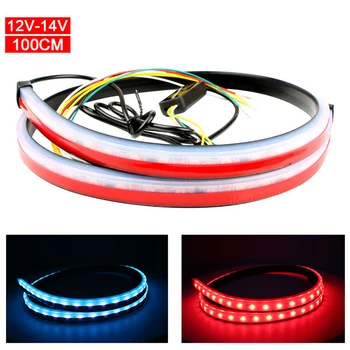 

Car LED Flexible 3rd High Brake Light Bar Car Rear Windshield Stop Signal Lamp Flowing Blinker Car Light