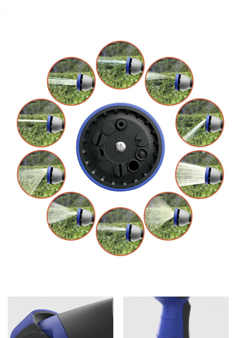 Multi-function Water Spray Gun For Garden Washing Car High Pressure Durable Hand