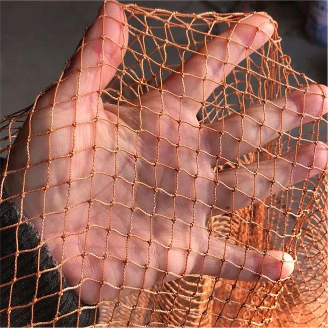 Knotted Nylon Netting 9-Strands Soft Nylon Mesh Anti Bird Netting Garden  fence and Crops Protective Fencing Mesh Cat Chicken Net 