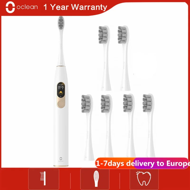 

Oclean X Sonic Electric Toothbrush Upgraded Waterproof Ultrasonic Toothbrush USB Rechargeable Toothbrush for Women Men