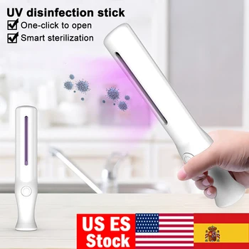 

2W Mini Portable Ultraviolet UV Sanitizer Handheld UV Light Disinfection Lamp for Home Office Travel Clean Air