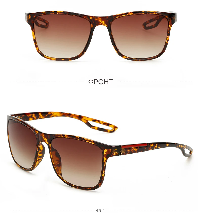 AIVERLIA брендовые дизайнерские женские солнцезащитные очки Винтаж квадратная рамка солнцезащитные очки Для мужчин градиентные оттенки UV400