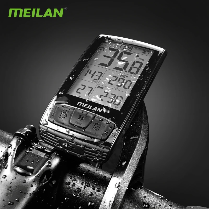 Беспроводной Велосипедный компьютер Meilan M4 BT4.0 секундомер спидометр уличные виды