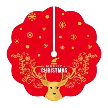 

33in Christmas Tree decoration Carpet Patterns Circle Party Deco