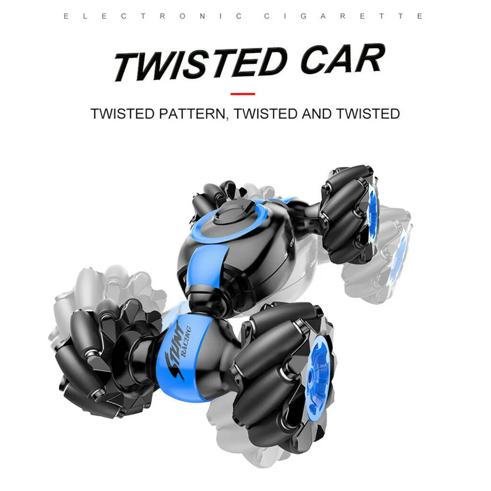 2.4GHz Drifting Remote Control Gesture Sensing 4 Channels RC Car Twisting Vehicle ABS Mini Smart Stunt Toy Climbing Transforming