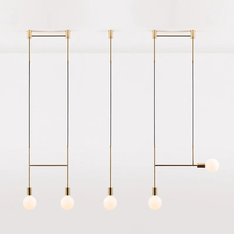

Nordic Minimal Line LED Light Chandelier Post-modern Molecular Living Room Dining Room Designer Decor Chandelie Light Fixtures