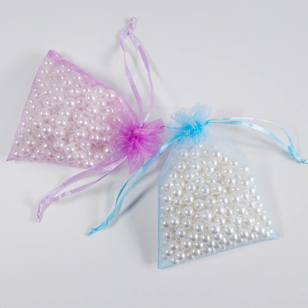 50pcs 7x9 9x12 10x15 13x18CM Gift Bag Organza Bag Pouch  Jewelry Packaging Bags Wedding Party Decoration Favor Gift Bags Pouches