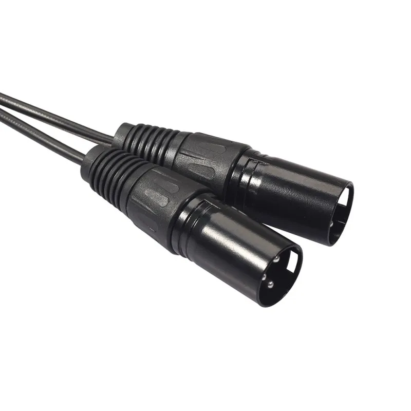 1,5 м 5ft аудио кабель 2 RCA штекер 2 XLR 3 Pin Мужской Женский пушечный усилитель смешивание аудиовидеокабель со штекерами двойной XLR Двойной RCA кабель