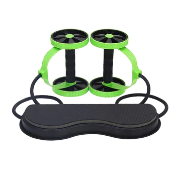 

AB wheel roller stretch elastic abdomen resistance rope pulling tool