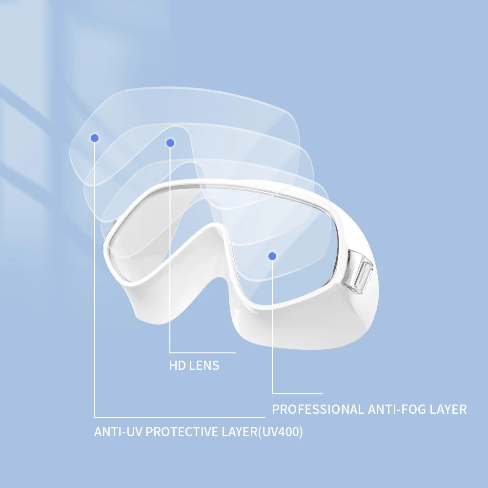 COPOZZ Professional Swimming Goggles Adults Men Women Swimming Glasses HD Anti-fog Natation Glasses Swimming Pool Accessories 5