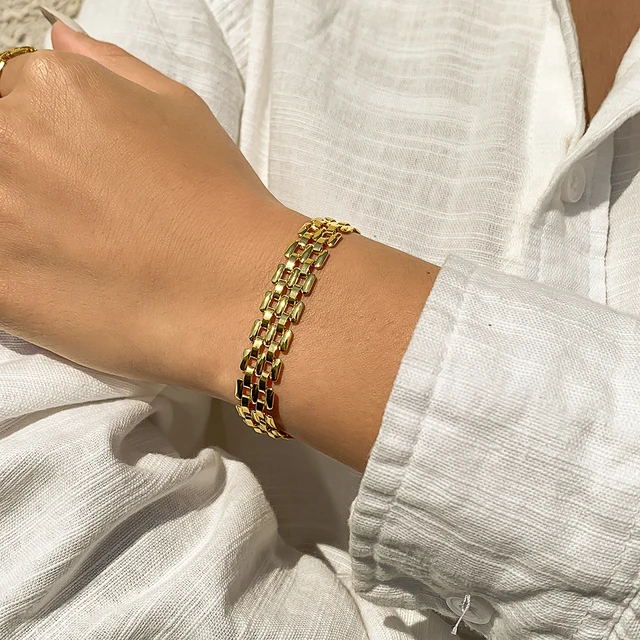 Exaggerated Cuban Chunky Thick Chain Necklace Women High Quality Big Iron Metal Silver Color Necklace Neck Jewelry Steampunk Men Gold Color 8