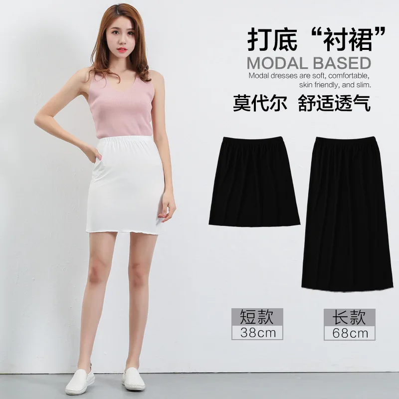 slips woman casual homme modal slip dress lady underdress vestidos womenjupon femme halka petticoat underskirt