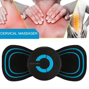 

Mini Massage Stickers Portable USB Chargeable Electric Neck Cervical Shoulder Massager for Fatigue Pain Relief Home Travel Use