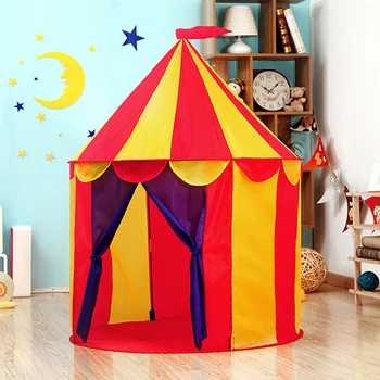 

Portable Children's Tent Kids Teepee Akitoo Circus Castle Tent Foldable Ocean Ball Pool Outdoor Indoor Toys Play House Yurt Gift