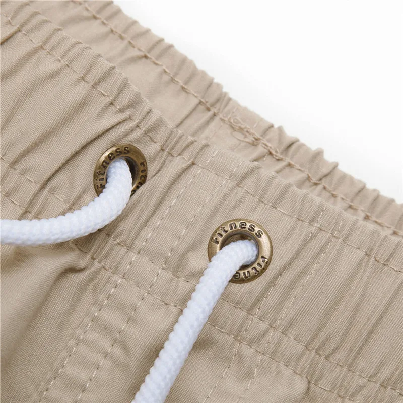 New Men Fitness Bodybuilding Shorts Man Summer Gyms Workout Male Breathable Mesh Quick Dry Sportswear Jogger Beach Short Pants
