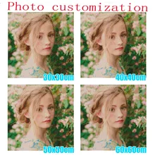 Фото на заказ полная Алмазная мозаика 5d DIY Полная квадратная/круглая Алмазная установка фотографии Стразы для украшения дома картина