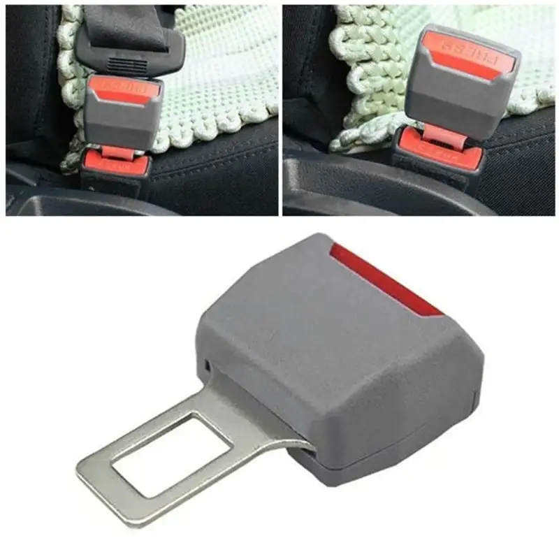 3 Color Car Seat Belt Clip Extender Safety Seatbelt Lock Buckle Plug Thick Insert Socket 1XCF 1Pc