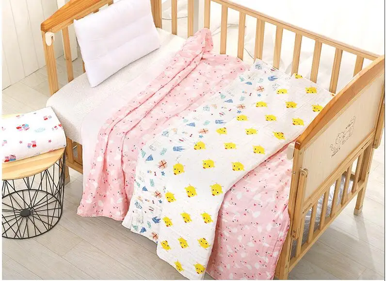 6 слойный муслиновый Стёганое одеяло для новорожденных муслин Одеяло Muselina Bambu пеленки муслин пеленка для младенца Обёрточная бумага Flokati 110*110 см