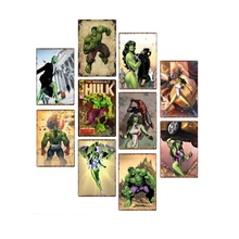 Комический Халк металлический знак Ретро металлический оловянный плакат с подписью Pub Club Home налет металлический винтажный домашний Декор стены искусства бар украшения