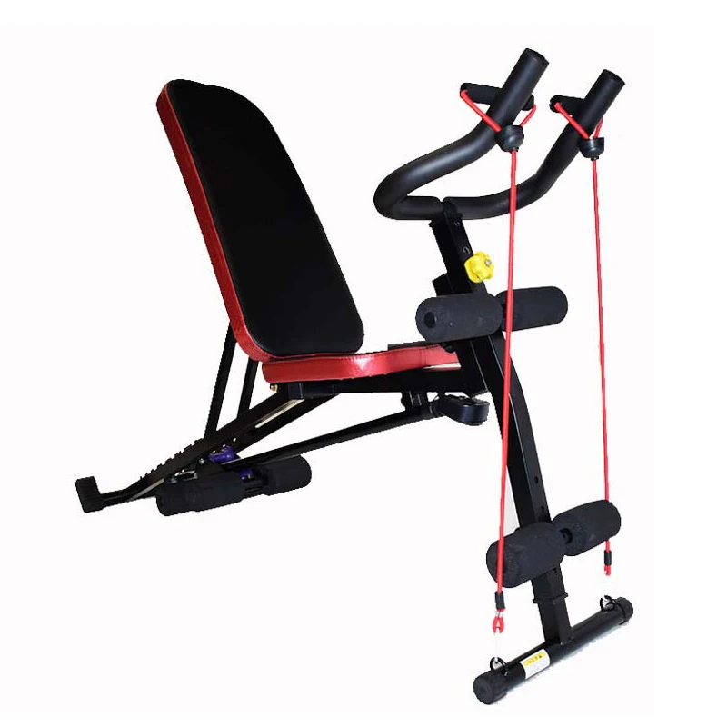 Multifunctional waist beauty machine F-380 sit-up auxiliary fitness equipment weight loss board household roll dumbbell bench