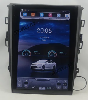 

12.1" tesla style vertical screen Quad core Android 6.0 Car GPS radio Navigation for ford Mondeo 2013-2017 automatic A/C