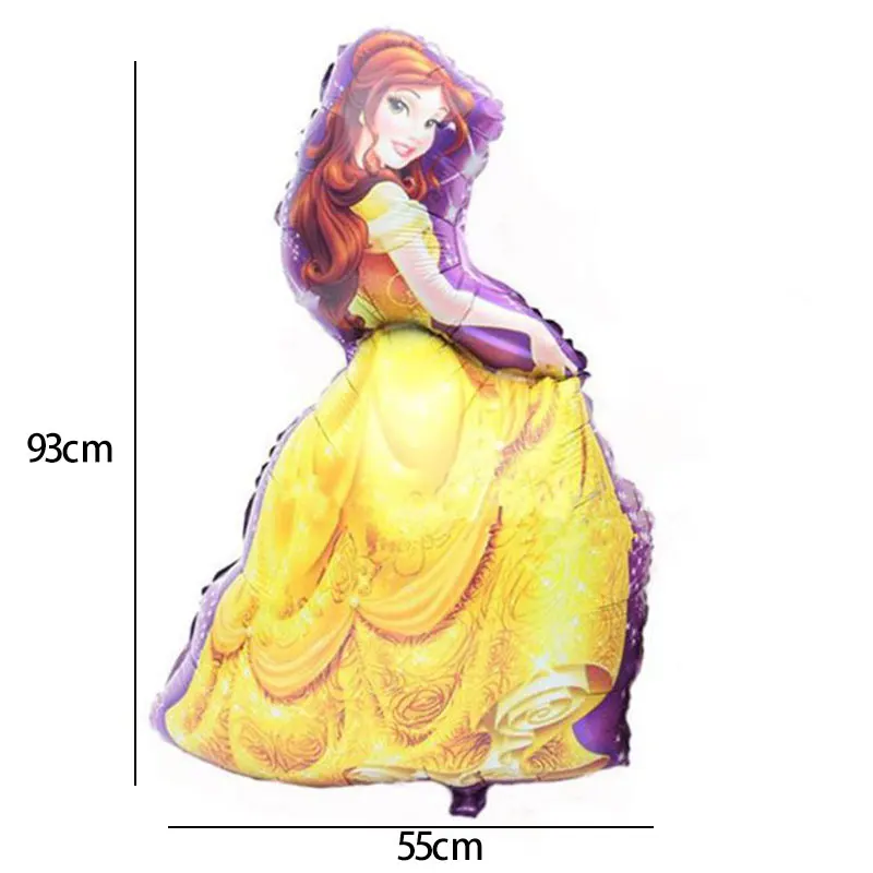 Мультфильм Принцесса Вечерние с днем рождения бумаги посуда воздушный шар алюминиевая пленка для дома вечерние Рождественские Свадебные принадлежности - Цвет: Balloon