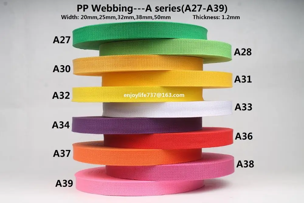 Ремешок полипропиленовый для ленты шириной 20/25/32/38/50 мм|webbing fabric|webbing nylonwebbing bags |