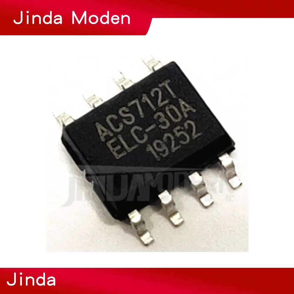 ACS712T ACS712 ACS712ELCTR 30A T SOIC8 10 шт./лот|Интегральные схемы| |