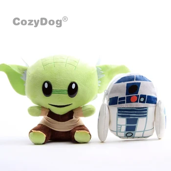 

2 Pcs/set Star Wars Baby Yoda Robot Plush Toys Doll 13-18 cm Movie Yoda Master Soft Stuffed Animals Toy Women Kids Birthday Gift
