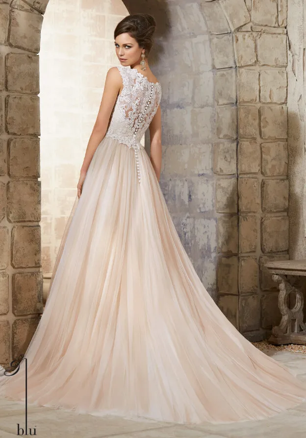 V образным вырезом с коротким рукавом vestido de noiva линия на заказ длинный кружевной свадебный Тюль платье новое поступление платья для матери невесты