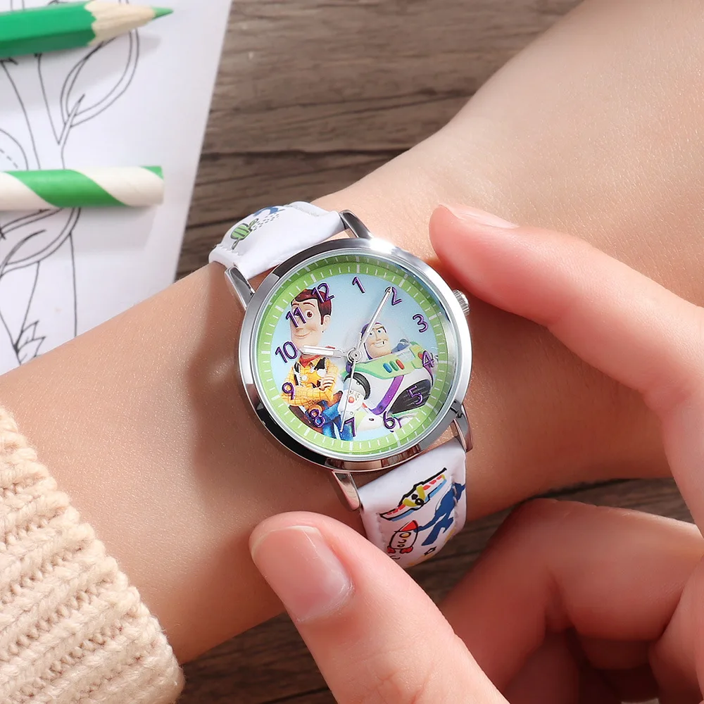 

Disney Animation Figure Watch Donald Duck Kids' Watch Buzz Lightyear Cartoon Quartz Watch 199
