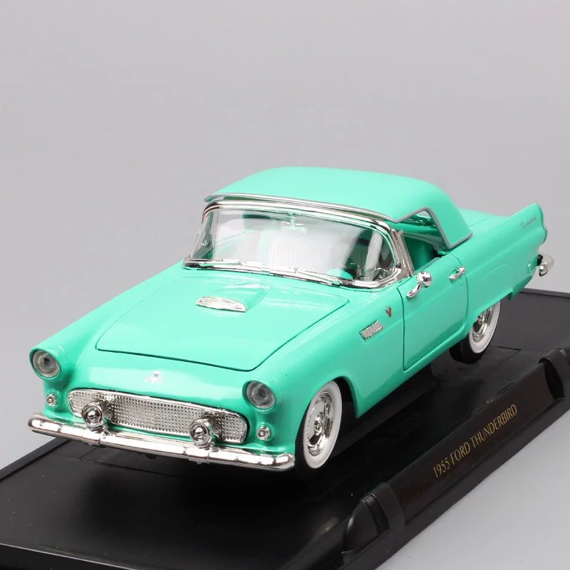 Дорожный знак большой 1:18 Масштаб 1955 Ford Thunderbird литая модель игрушечного автомобиля Replicas винтажная модель автомобиля для коллекции