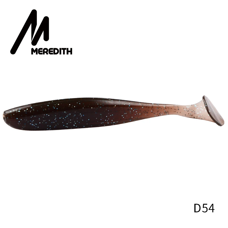 MEREDITH Easy Shiner, рыболовные приманки, 5 см, 7,5 см, 10 см, 13 см, силиконовые приманки, Товары для рыбалки, Морская рыбалка, плавающая приманка, воблеры, искусственные - Цвет: D54