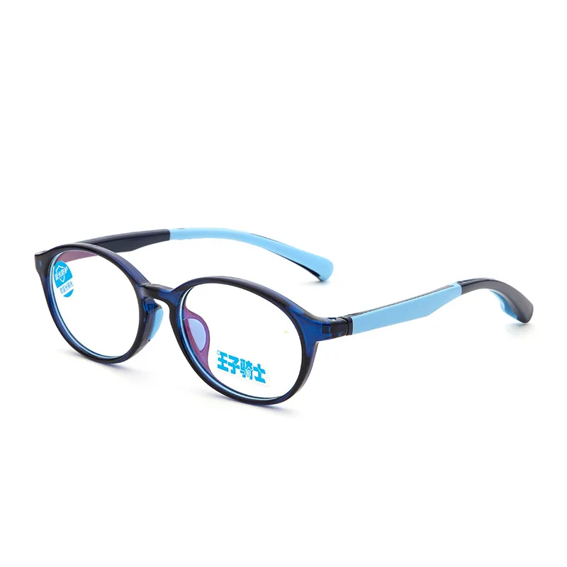 Детские оптические очки, супер светильник, квадратные, без винта, гибкие, детские очки в оправе для подростков, силиконовая оправа - Цвет оправы: C4