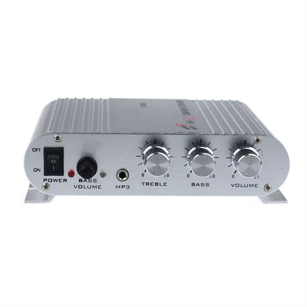 Усилитель стерео усилитель для автомобильного сабвуфера домашний Hi-Fi 2,1 MP3 300W 12V 2A радио высокое качество