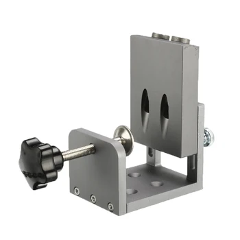 

Pocket Hole Jig Kit System With Screwdriver 9.0mm Drill Bit Set For Carpenter WoodWorking Hardware Tools